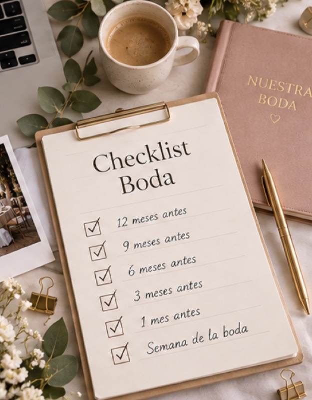 Checklist para planificar tu boda: todo lo que necesitas